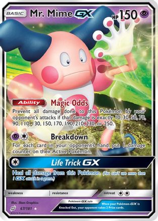 Mr. Mime GX - 067/181 - Ultra Rare