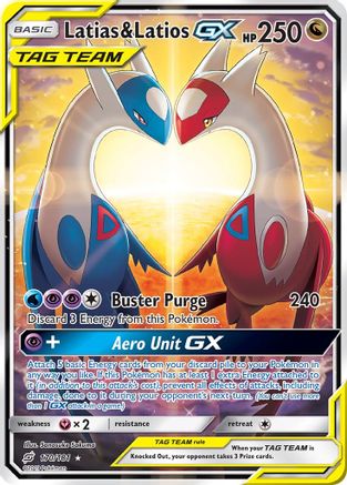 Latias & Latios GX (Alternate Full Art) - 170 - Ultra Rare