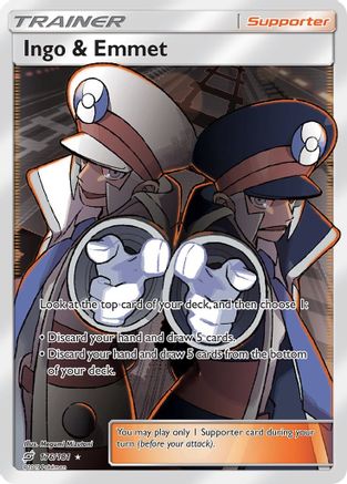 Ingo & Emmet (Full Art) - 176 - Ultra Rare