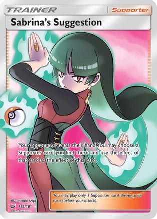 Sabrina's Suggestion (Full Art) - 181/181 - Ultra Rare