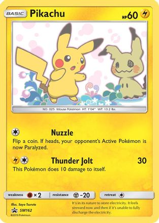 Pikachu - SM162 - Promo - Holofoil
