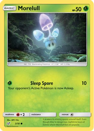 Morelull (Holo Common) - 003/18 - Common - Holofoil
