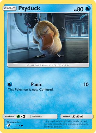 Psyduck (Holo Common) - 007/18 - Common - Holofoil