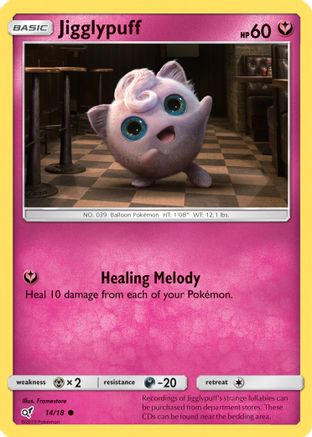 Jigglypuff (Holo Common) - 014/18 - Common - Holofoil