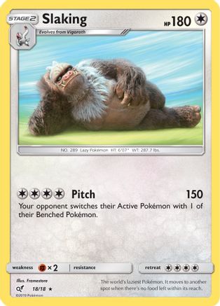 Slaking - 018/18 - Rare - Holofoil