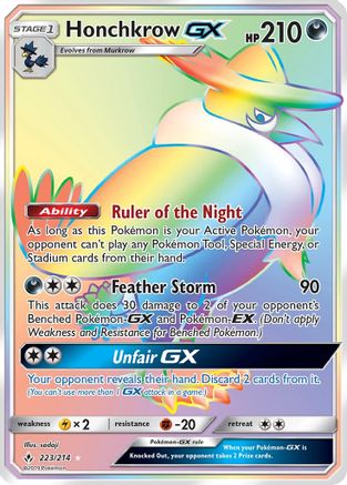 Honchkrow GX (Secret) - 223 - Secret Rare