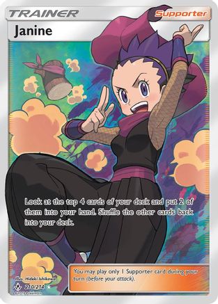 Janine (Full Art) - 210 - Ultra Rare