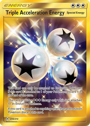 Triple Acceleration Energy (Secret) - 234/214 - Secret Rare