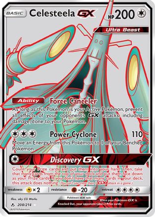 Celesteela GX (Full Art) - 208 - Ultra Rare