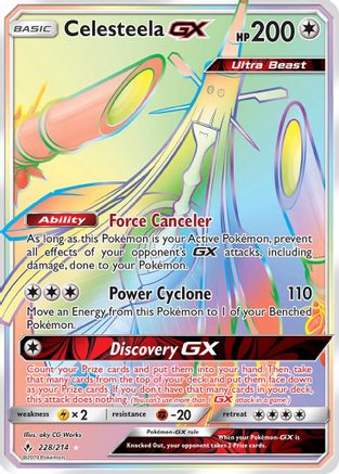 Celesteela GX (Secret) - 228 - Secret Rare