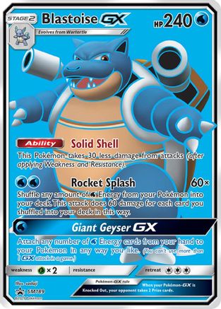 Blastoise GX - SM189 - Promo