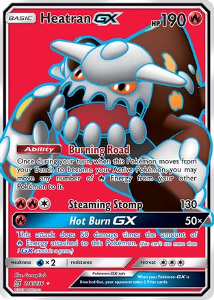 Heatran GX (Full Art) - 216 - Ultra Rare