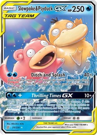 Slowpoke & Psyduck GX - 035/236 - Ultra Rare