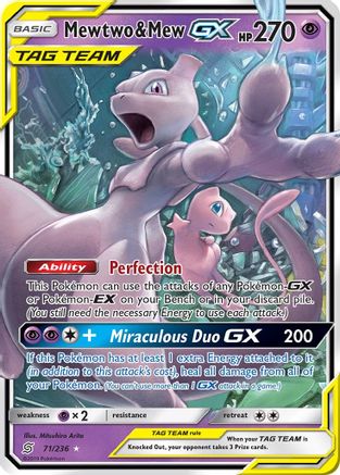Mewtwo & Mew GX - 071/236 - Ultra Rare
