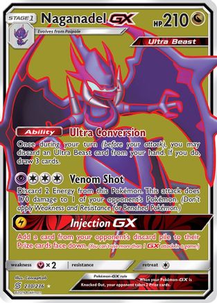 Naganadel GX (Full Art) - 230 - Ultra Rare
