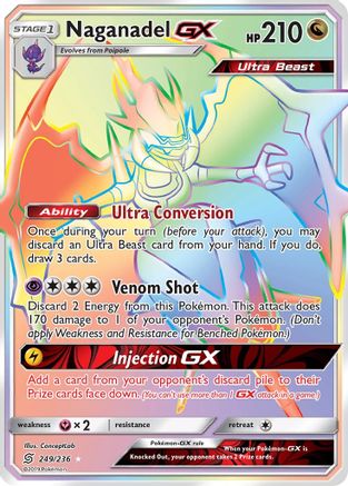 Naganadel GX (Secret) - 249 - Secret Rare