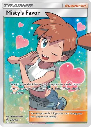 Misty's Favor (Full Art) - 235 - Ultra Rare