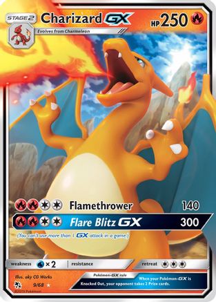 Charizard GX - 009/68 - Ultra Rare