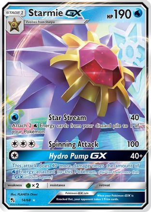 Starmie GX - 014/68 - Ultra Rare
