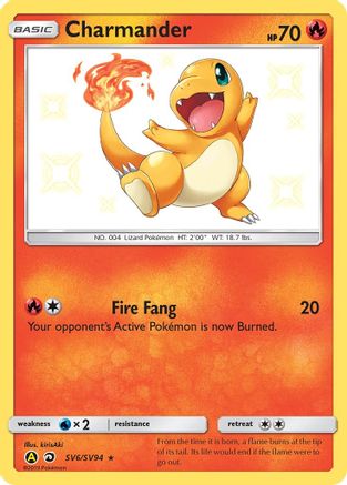 Charmander - SV6/SV94 - Shiny Holo Rare