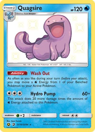 Quagsire - SV10/SV94 - Shiny Holo Rare