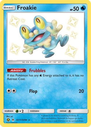 Froakie - SV11/SV94 - Shiny Holo Rare