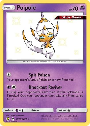 Poipole - SV19/SV94 - Shiny Holo Rare