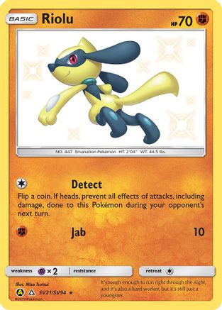 Riolu - SV21/SV94 - Shiny Holo Rare