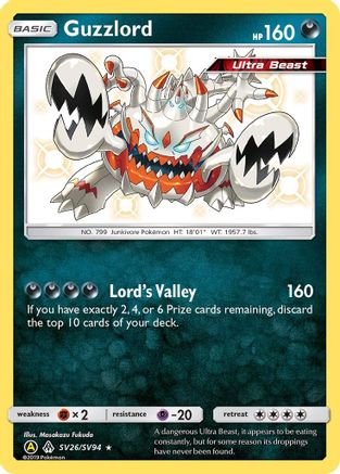 Guzzlord - SV26/SV94 - Shiny Holo Rare
