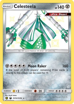 Celesteela - SV32/SV94 - Shiny Holo Rare