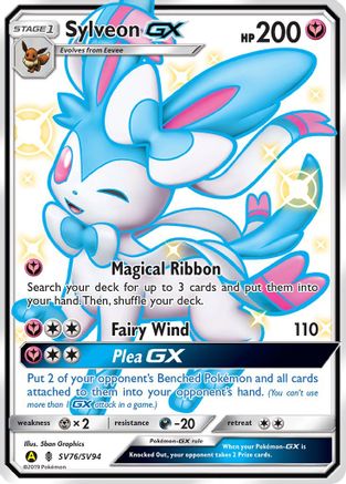 Sylveon GX - SV76/SV94 - Shiny Holo Rare