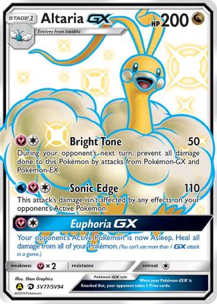 Altaria GX - SV77/SV94 - Shiny Holo Rare