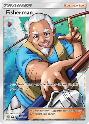 Fisherman - SV83/SV94 - Shiny Holo Rare