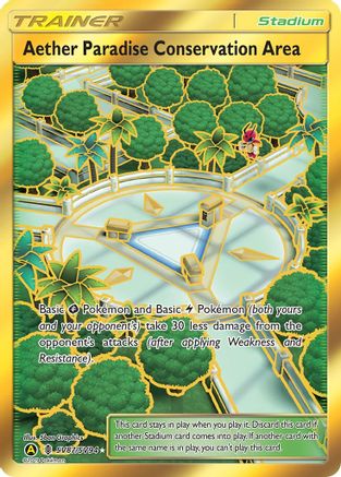 Aether Paradise Conservation Area - SV87/SV94 - Shiny Holo Rare