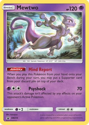 Mewtwo - SM214/248 - Promo - Holofoil