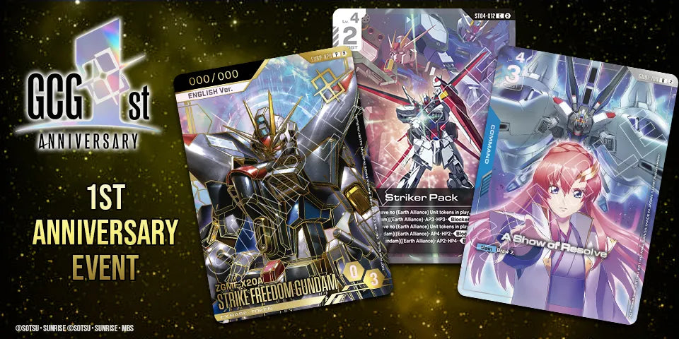 Gundam Card Game - 1st Anniversary Event -  September 12th - 1:00pm