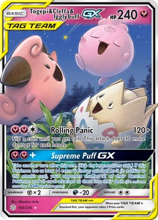 Togepi & Cleffa & Igglybuff GX - 143/236 - Ultra Rare