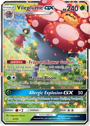 Vileplume GX - 004/236 - Ultra Rare