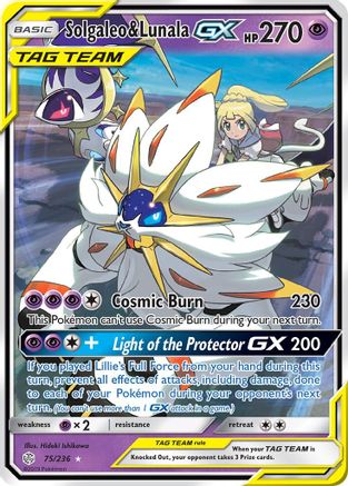 Solgaleo & Lunala GX - 075/236 - Ultra Rare