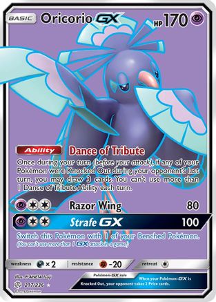 Oricorio GX (Full Art) - 217 - Ultra Rare