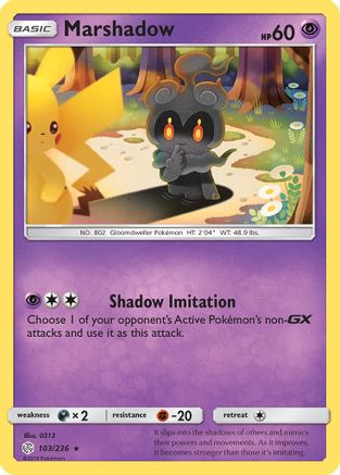 Marshadow - 103/236 - Rare