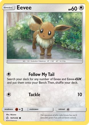 Eevee - 167/236 - Common - Reverse Holofoil