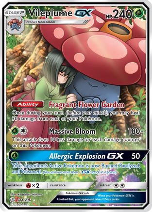 Vileplume GX (Full Art) - 211 - Ultra Rare