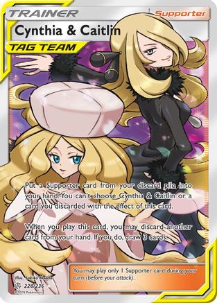 Cynthia & Caitlin (Full Art) - 228 - Ultra Rare