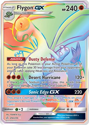 Flygon GX (Secret) - 256 - Secret Rare