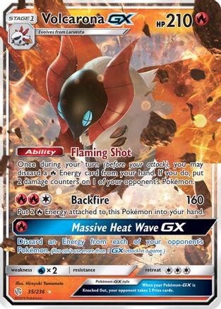 Volcarona GX - 035/236 - Ultra Rare