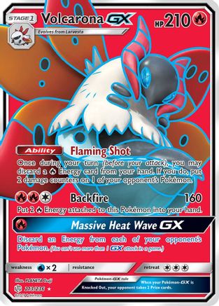 Volcarona GX (Full Art) - 213/236 - Ultra Rare