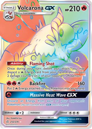 Volcarona GX (Secret) - 252 - Secret Rare