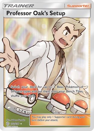 Professor Oak's Setup (Full Art) - 233 - Ultra Rare