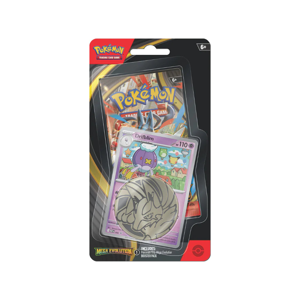Pokemon - Mega Evolution - Checklane Blister - Drifblim (Pre-Order) Limit 1 Per Customer